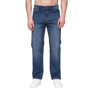 Henleys Heren Breeze Rechte Jeans (Stone Wash)