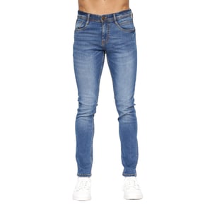 Duck and Cover Heren Maylead Slim Jeans (Stone Wash)