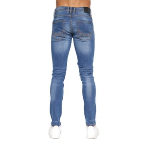 Duck and Cover Heren Maylead Slim Jeans (Stone Wash)