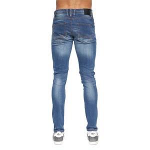 Duck and Cover Heren Tranfold Slim Jeans (Stone Wash)