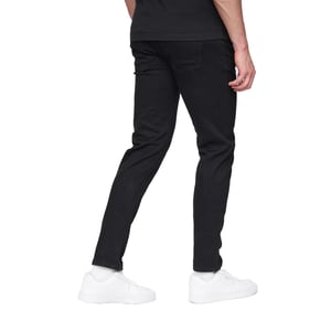 Henleys Heren Mayhen Slim Jeans (Zwart)