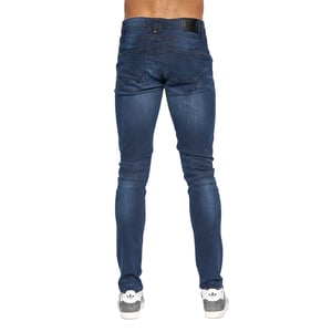 Duck and Cover Heren Tranfold Slim Jeans (Donkere wasbeurt)