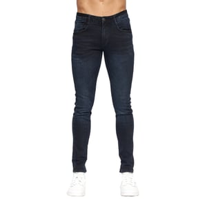 Duck and Cover Heren Maylead Slim Jeans (Blauw Zwart)