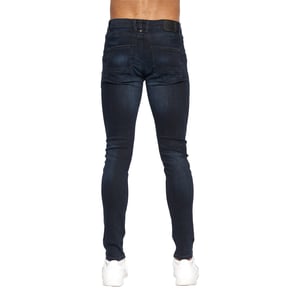 Duck and Cover Heren Maylead Slim Jeans (Blauw Zwart)
