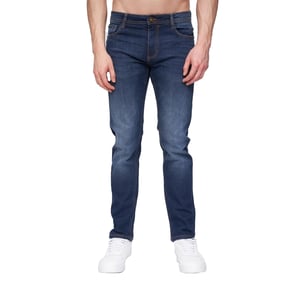 Henleys Heren Mayhen Slim Jeans (Donkere wasbeurt)