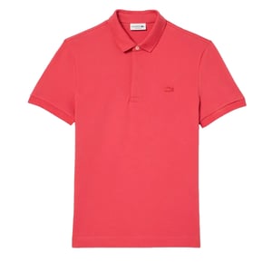 Lacoste Heren Paris Pique Regular Poloshirt (Rood)