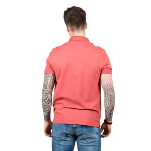Lacoste Heren Paris Pique Regular Poloshirt (Rood)