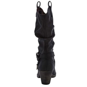 Rocket Dog Vrouwen/dames Sidestep Mid-Calf Western Boot (Zwart)