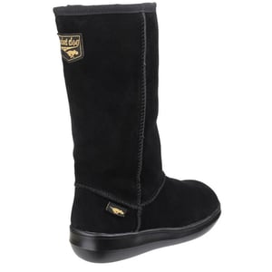 Rocket Dog Dames/Dames Sugardaddy Suede Pull-On Laarzen (Zwart)