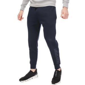 DKNY Heren Fleece Tonaal Logo Joggingbroek (Marine)