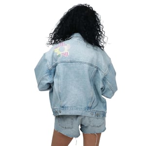 Levis Dames/Dames 90's Truckerjas (Lichtblauw)