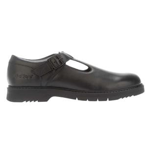 Kickers Dames/Dames Finley Leren T-Bar Schoenen (Zwart)