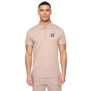 Henleys Heren Henychill Poloshirt en Shorts Set (Taupe)