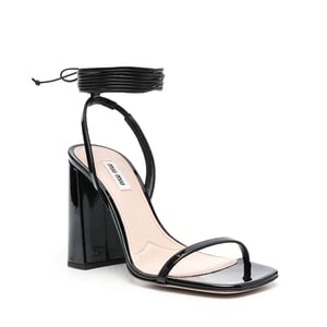 Miu Miu leren sandalen