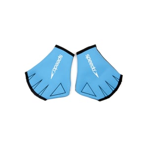 Speedo Unisex zwemhandschoenen voor volwassenen (Blauw/Zwart)