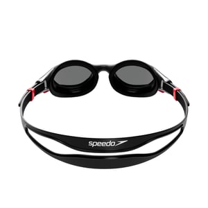 Speedo Uniseks 2.0 Spiegel Biofuse zwembril voor volwassenen (Zwart/Zilver)
