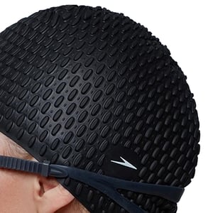 Speedo Unisex Badmuts voor Volwassenen (Zwart)