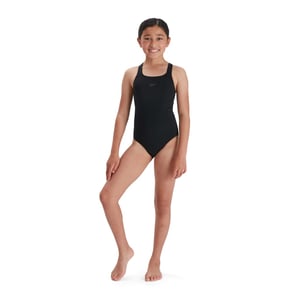 Speedo Meisjes Medalist Eco Endurance+ Eendelig Badpak (Zwart)