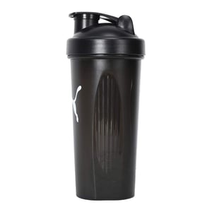 Puma Shakerfles 600 ml met logo (Zwart)