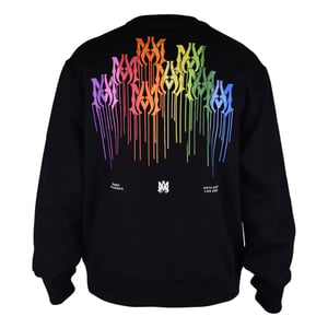Amiri MA Drip Collage-logo zwart sweatshirt