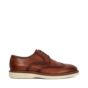 Dune Mannen Benidictus - Nubuck Veterschoenen met Brogue-details