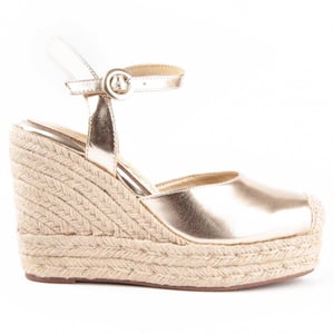 Montevita Espadrilles Met Sleehak Balenci Goud