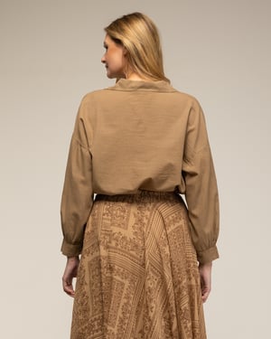 Oversized katoenen overhemd