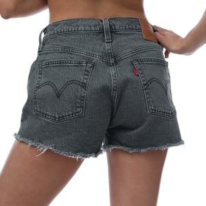 Levis Dames/Dames 501 Original Korte Broek (Zwart)