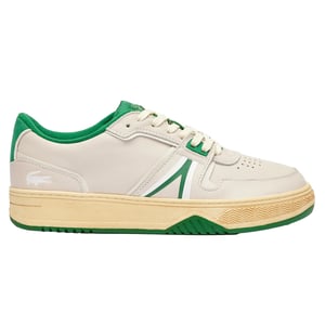 Lacoste L001 Leren Trainers voor Volwassenen (Uit Wit/Groen)