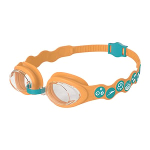 Speedo Kinder/Kids 2024 Gevlekte zwembril (Oranje/Groen)