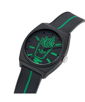 Adidas Originals Project Two Unisex Zwarte Horloge AOST25040