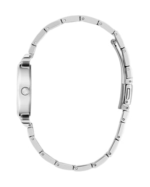 Guess Array Dames Horloge Zilverkleurig GW0762L1