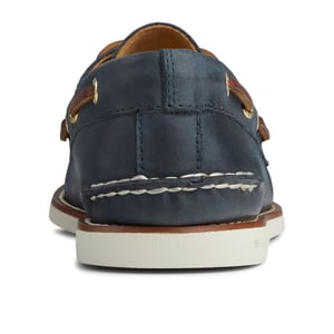 Sperry Authentic Gold Cup Heren Bootschoenen Van Leer In Marineblauw