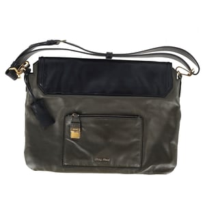 Miu Miu Flap Schoudertas in Multicolor Leer