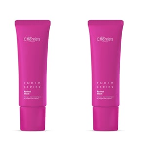 skinChemists Jeugdserie Retinol Masker 50 ml x 2 Duo Pack