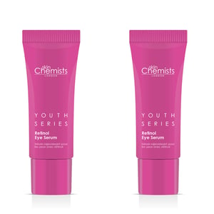 skinChemists Jeugdserie Retinol & Bakuchiol Oogserum 15ml x 2 Duo Pack