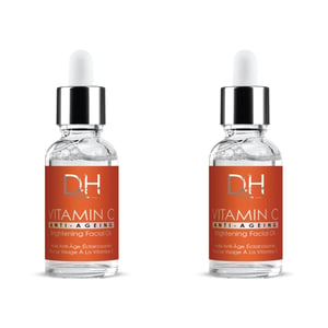 Dr H Vitamine C Oplichtende Olie Gezichtsolie 30ml x 2 Duo Verpakking