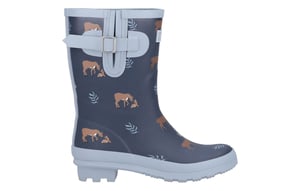 Cotswold Woodland Mid Rubberen Dameslaarzen Met De Print Van Een Hertenpatroon