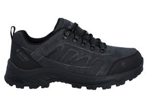 Hi-Tec Bandera Expedition Low Heren Wandelschoenen Van Leer In Antraciet/Zwart