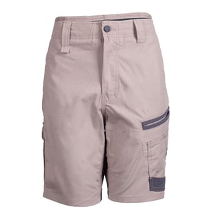Hard Yakka Raptor Actieve Katoenen Dames Tan Knie-Lange Shorts