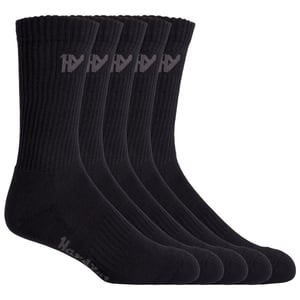 Hard Yakka Crew Katoenen Unisex Volwassenen Zwarte Werksokken