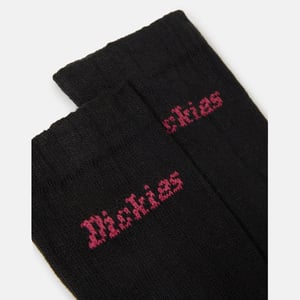 Dickies Sterke Polyester Zwarte Werk Sokken Voor Mannen