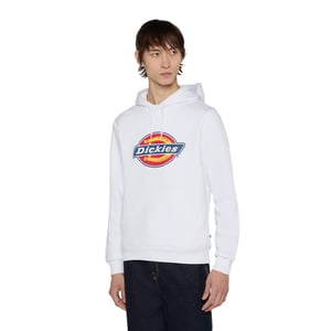 Dickies Icon Logo Polyester Unisex Volwassenen Witte Hoodie