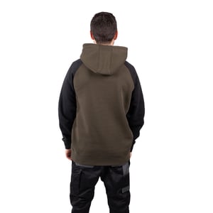Caterpillar Raglan Katoenen Heren Mos Groen Hoodie Sweatshirt