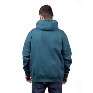 Caterpillar Merkenbanner Katoenen Mannen Blauw Hoodie Sweatshirt