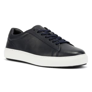 Ben Sherman Ace Cupsole Heren Blauwe Sneakers Van Leer