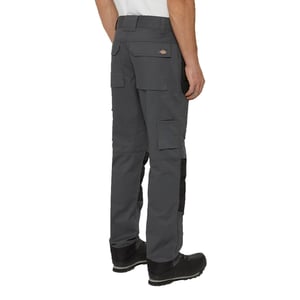 Dickies Multi Pocket Utility Polyester Grijze Werkbroek voor Mannen