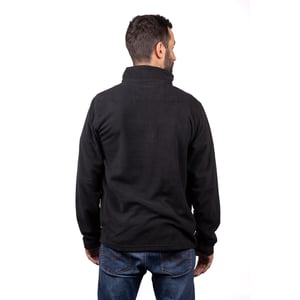 Caterpillar Cat Microfleece Kwart Rits Polyester Heren Zwarte Sweatshirt