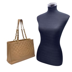 Chanel Leren Tote Bag Grote Winkel