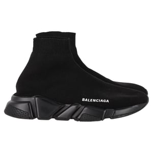 Balenciaga Speed Trainer Sneakers in Zwart Polyester